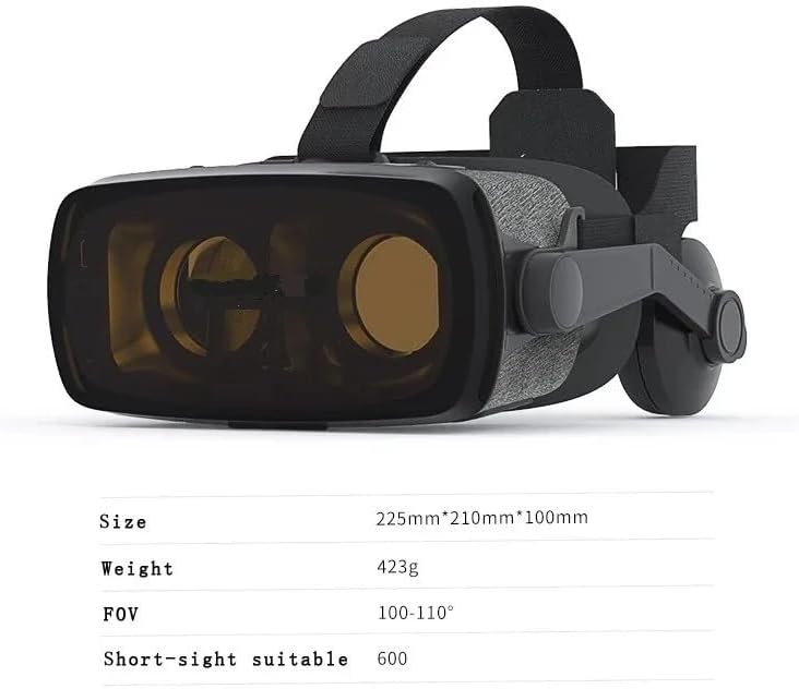 Adjustable VR Headset – Compatible with iPhone & Android  Perfect Gift for Kids & Adults - Image 3